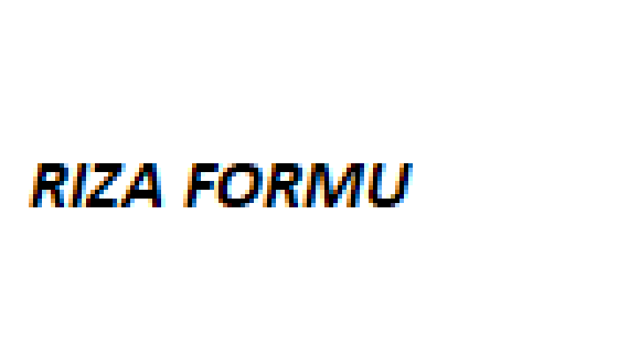RIZA FORMU